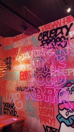   at Vegan Junk Food Bar - El Born in Barcelona