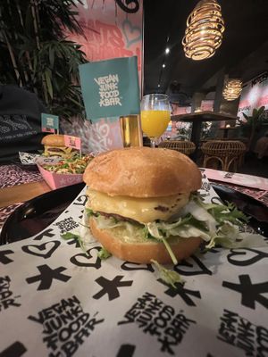 VJFB Cheezy Smash  at Vegan Junk Food Bar - El Born in Barcelona