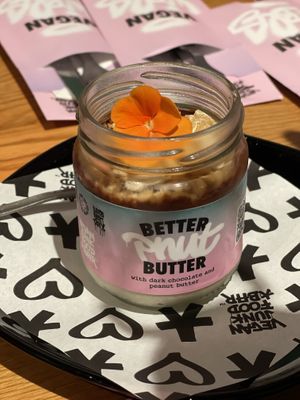 Pb jar  at Vegan Junk Food Bar - El Born in Barcelona