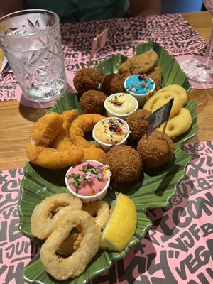 Appetizers!!  at Vegan Junk Food Bar - El Born in Barcelona