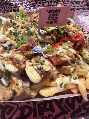 Fries!!!  at Vegan Junk Food Bar - El Born in Barcelona