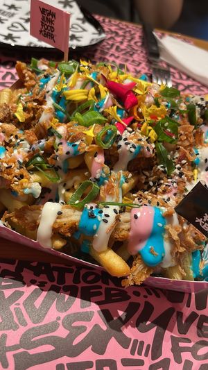 Patatas fritas   at Vegan Junk Food Bar - El Born in Barcelona