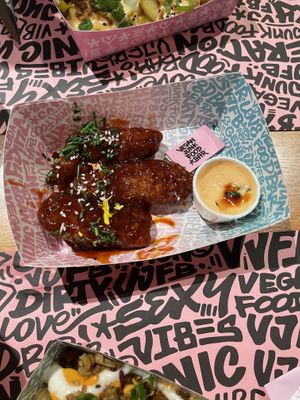   at Vegan Junk Food Bar - El Born in Barcelona