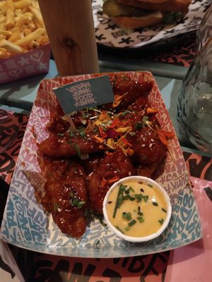 Wings at Vegan Junk Food Bar - El Born in Barcelona