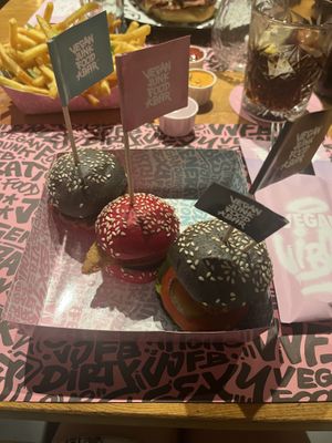 Baby Burgers!  at Vegan Junk Food Bar - El Born in Barcelona