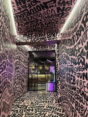 Entrance  at Vegan Junk Food Bar - El Born in Barcelona