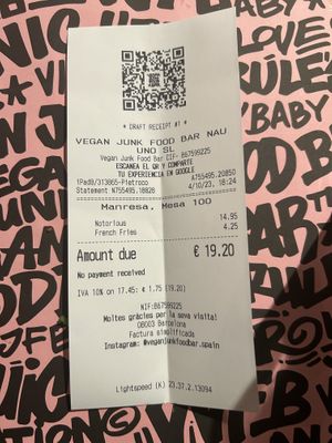   at Vegan Junk Food Bar - El Born in Barcelona