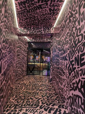 entrance at Vegan Junk Food Bar - El Born in Barcelona