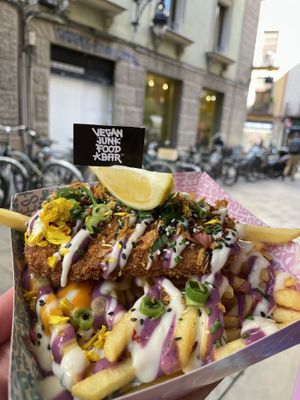   at Vegan Junk Food Bar - El Born in Barcelona