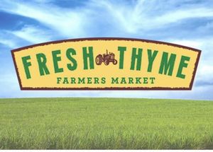 Logo at Fresh Thyme Farmers Market in Bloomington