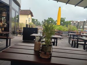 outside seating at Peter Pane in Timmendorfer Strand