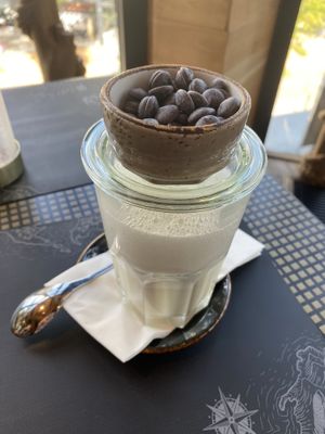 Vegan hot chocolate (to be melted)  at Peter Pane in Timmendorfer Strand