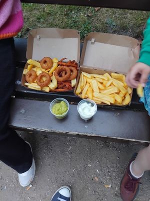 Fritten Picknick (: at Peter Pane in Timmendorfer Strand