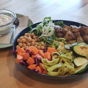 Buddha Bowl at Sa Tomaquera in Blanes