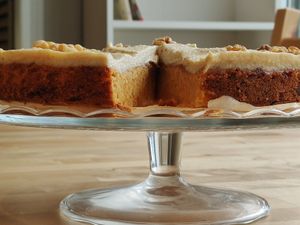 Carrot Cake .. Vegan and gluten free at Sa Tomaquera in Blanes