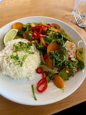 Thai Green Curry at Yokozuna - Yale Ave in Tulsa