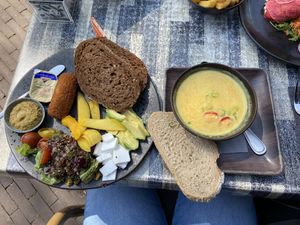 Vegan lunch  at De Buurman in Heerenveen