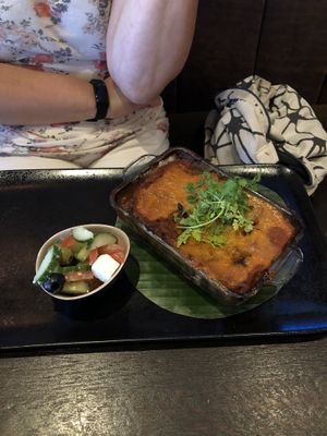 Vegan moussaka  at De Buurman in Heerenveen