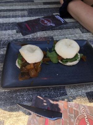 Vegan bao buns  at De Buurman in Heerenveen