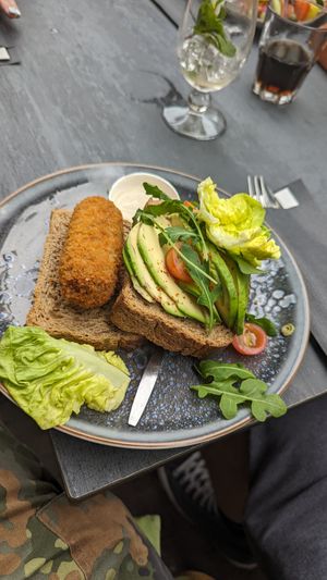 Before I took the picture, I returned the animal butter at De Buurman in Heerenveen