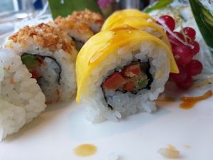 Paprika fried, mango at Shabu in Echternach