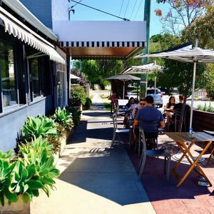 Cafe exterior at The Little Banksia in Perth