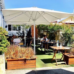 Outdoor seating  at The Little Banksia in Perth