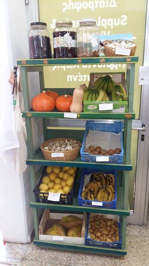 Always super fresh organic fruits and veggies from local farmers at Biokyklos in Limassol