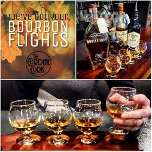 Bourbon Flights at The Cordial Cork in Richmond