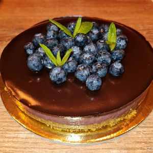 Cheesecake mirtilli at Laboratorio - Food. Drink. Green Cosmetics in Jesi