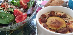 Flamenco "tofu cocotte" at La Bohème in Saintes-maries-de-la-mer