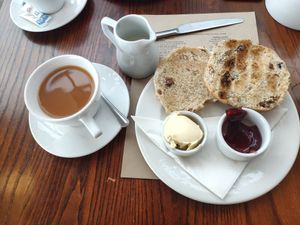 Plant based milk and butter at Ralphy's in Morecambe