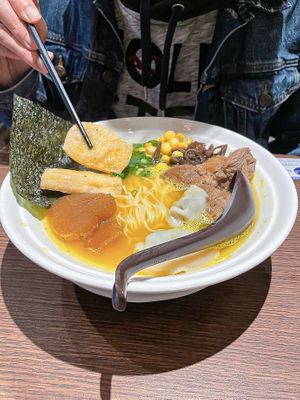 南瓜黃椒濃湯拉麵 at Soulmate Ramen 素味謀麵 in Hong Kong Island