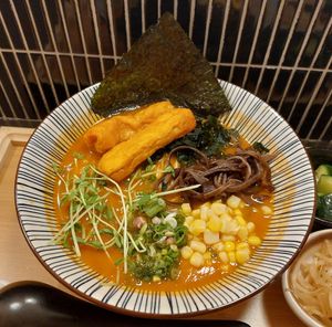 Tomato & Carrot Soup Vegan Ramen 鮮茄甘筍濃湯 純素拉麵 at Soulmate Ramen 素味謀麵 in Hong Kong Island