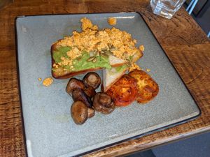 Tofu brunch at Vegged in Chesterfield