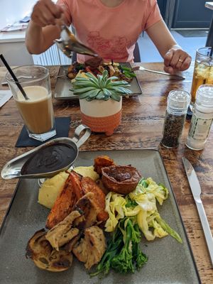 Sunday lunch at Vegged in Chesterfield