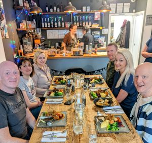 Happy faces all round at Vegged! at Vegged in Chesterfield