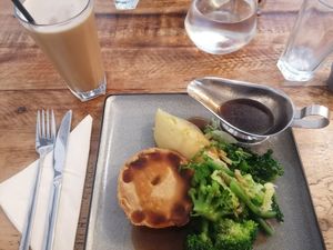 Pie and mash at Vegged in Chesterfield