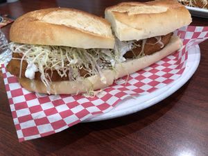 Vegan Breaded Chicken Cutlet Hero at Donna's Pizzeria in Saddle Brook