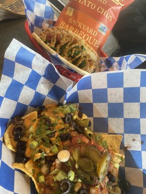 Nachos & beyond sausage   at Chetco Brewing Company in Brookings