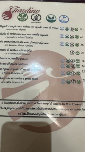 Se non vuoi mangiare la pizza   at Giardino in Bellinzona