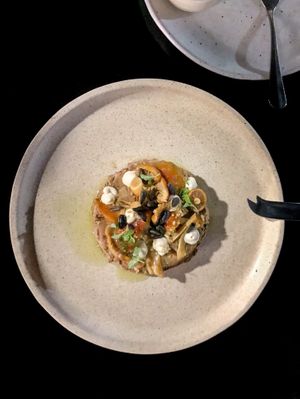 Mushroom Tartare at Mother in Fremantle