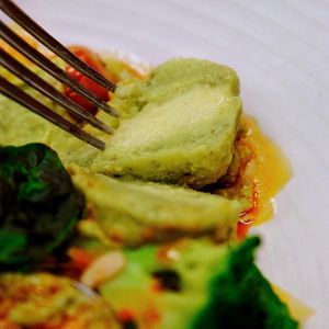 Mozzarella filled gnocchi  at Mother in Fremantle