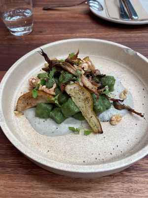 Spinach gnocchi  at Mother in Fremantle