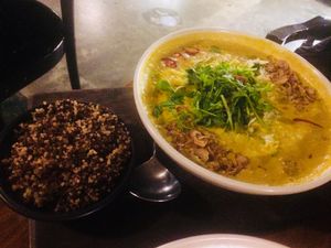 Yummy coconut curry  at Mother in Fremantle