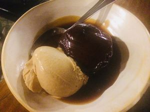 Sticky date pudding at Mother in Fremantle