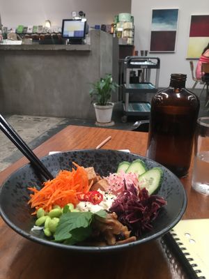 Poke bowl at Mother in Fremantle