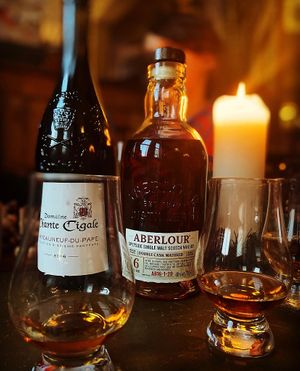 whisky and wine at The Prince Albert in Hastings