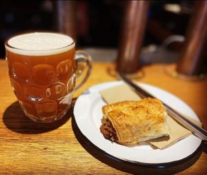 Vegan Sausage Roll at The Prince Albert in Hastings