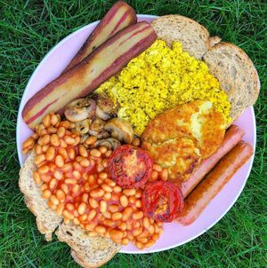 Vegan Fry Up at The Prince Albert in Hastings